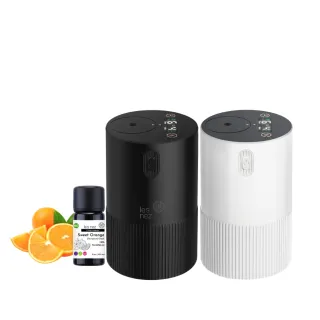 【Les nez 香鼻子】植萃無水擴香冷香儀贈單方精油(黑/白任選 薰香機 香氛 車用 精油)