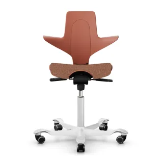 【FLOKK】HAG Capisco Puls 活力橙 布面 人體工學椅 學習椅  騎馬椅 辦公椅 工作椅 職人椅(0RKBEZ)