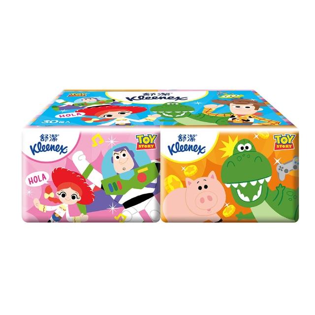 【Kleenex 舒潔】迪士尼面紙袖珍包 10抽x30包x4串(迪士尼限定版)