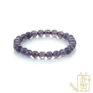 【Woogie武吉珠寶】精品堇青石手鍊(坦桑色7-8mm)