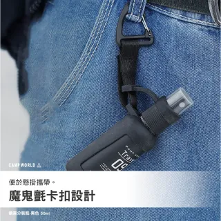 ISE MOUNT 戶外露營噴霧分裝瓶 黑色 50ml 噴霧瓶 分裝噴瓶 旅行分裝 酒精噴瓶 逐露天下