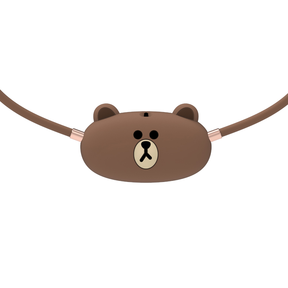 【ible】Airvida C1 - LINE FRIENDS穿戴式空氣清淨機/ 熊大款(熊大)