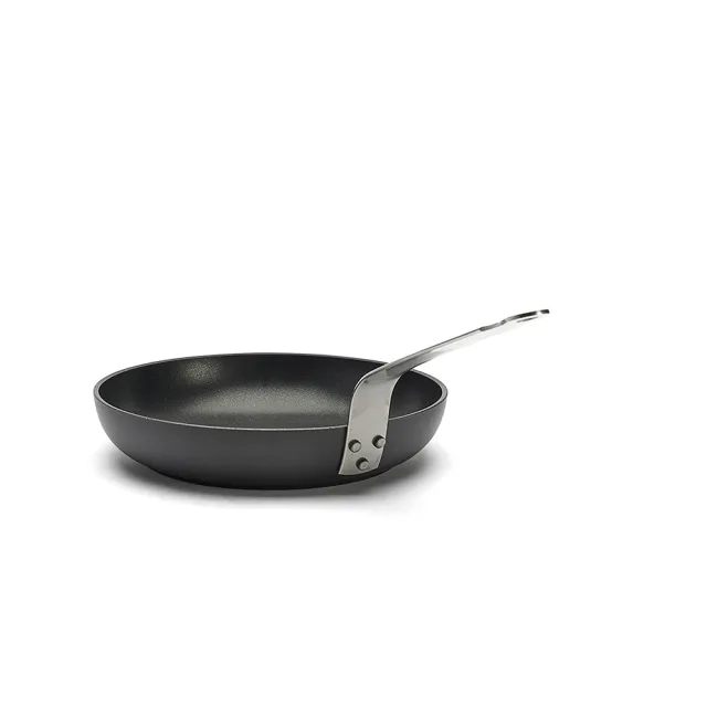 【de Buyer 畢耶】CHOC密極黑系列 平底不沾鍋24cm--IH爐可用鍋(可烤箱/感應爐)
