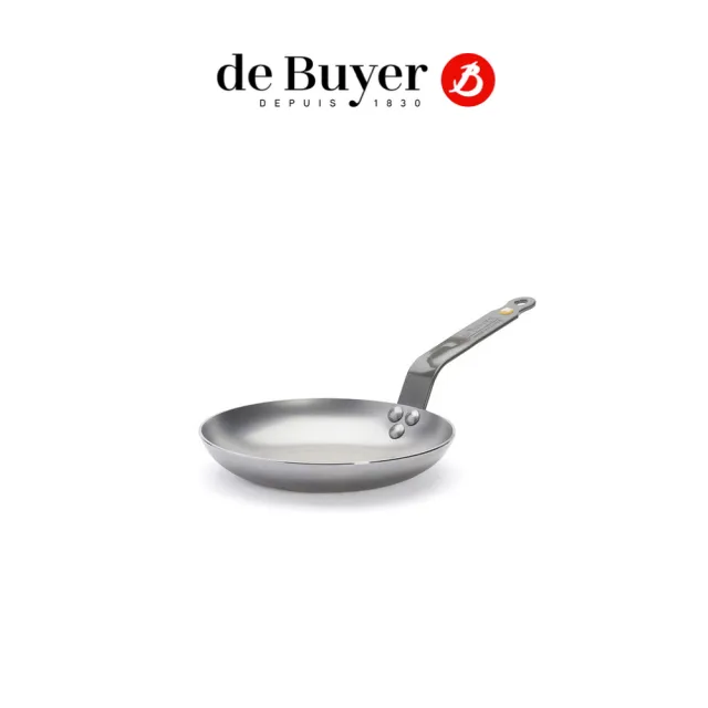 【de Buyer 畢耶】原礦蜂蠟鐵鍋 傳統單柄早餐鍋20cm-適用IH爐