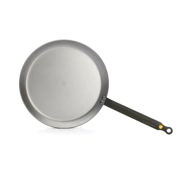 【de Buyer 畢耶】原礦蜂蠟鐵鍋 法式可麗餅鍋24cm-適用IH爐