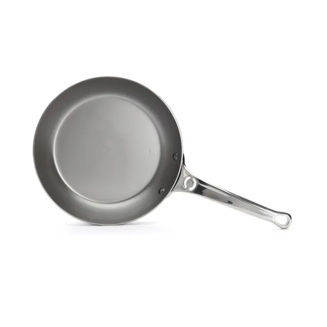 【de Buyer 畢耶】原礦蜂蠟鐵鍋 職人防滑握柄平底鍋24cm-適用IH爐(適用烤箱)
