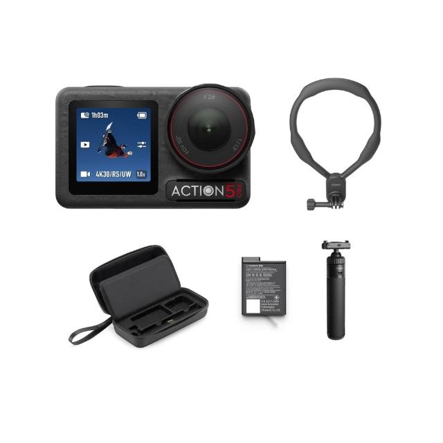 【DJI】Osmo Action 5 Pro 旅拍套裝+2年版Care 運動相機/迷你相機｜智慧跟隨日夜出彩