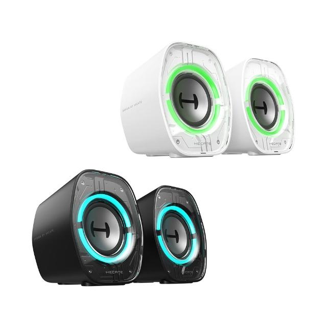 Edifier漫步者 G1000 Edifier 漫步者 G1000 II 多媒體喇叭,採用桌上型設計,支援左右聲道立體聲輸出,內建藍芽功能無線連線,無 WiFi 支援。顏色選擇黑色系或白色系,產品尺寸 25.4x14.1x13.3cm,重量僅 1.08KG,產地中國。配件簡易,享有 1 年保固,NCC 認證碼 CC AH25LP6420T8,BSMI 許可字號 R3B489。高品質音效體驗,適合桌面使用,提升您的多媒體娛樂。