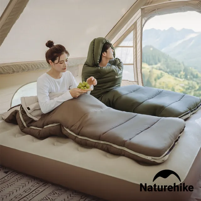 【Naturehike】U350全開式保暖睡袋 MSD07(台灣總代理公司貨)