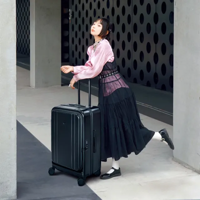 【NINETYGO】BOBO 28吋行李箱(上掀式/前開式/行李箱/擴充旅行箱/拉鍊旅行箱)