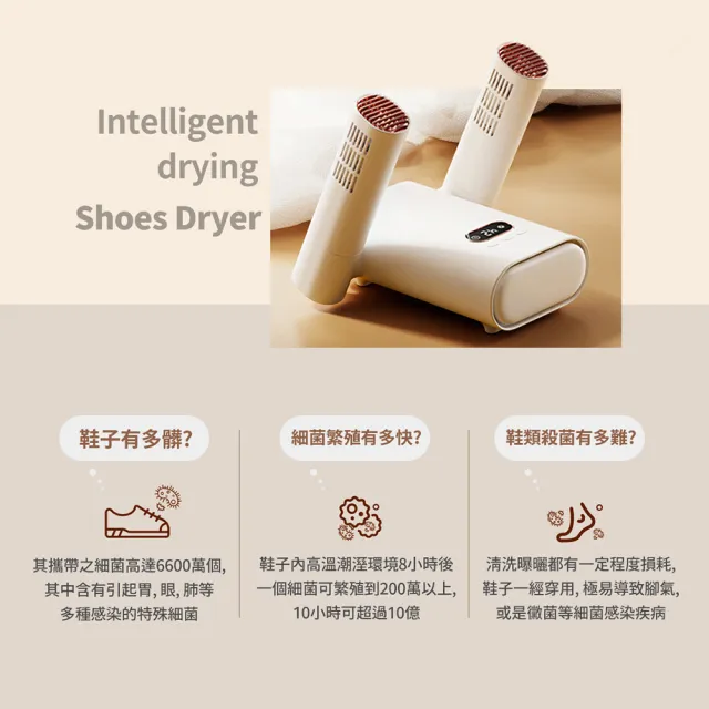 【SOTHING 向物】定時除臭抑菌伸縮烘鞋器Pro 贈束口袋27x40(1年保固 烘鞋機 烘襪 除溼 除濕 梅雨)