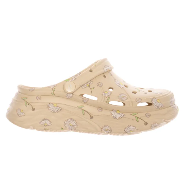 【SKECHERS】女鞋 健走系列 涼拖鞋 涼鞋 拖鞋 MAX CUSHIONING FOAMIES (111271NAT)