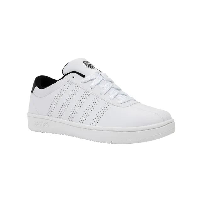 【K-SWISS】經典運動鞋 COURT OPEN PERF  男鞋 白黑色 04775-102-M