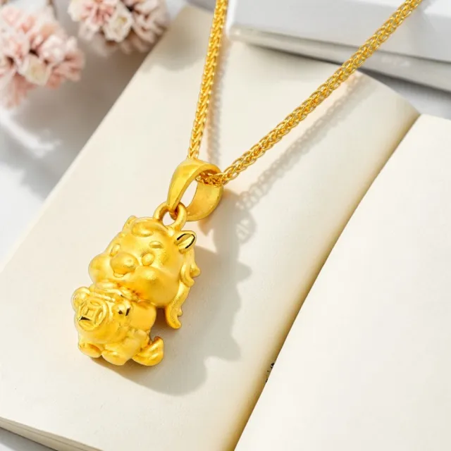 【福西珠寶】黃金墜子 馬墜子 馬上富足小馬墜 (金重0.41錢正負0.03錢)