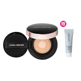 【LAURA MERCIER 蘿拉蜜思】煥顏無瑕光采氣墊粉餅(粉紅冠軍氣墊/無瑕底妝)