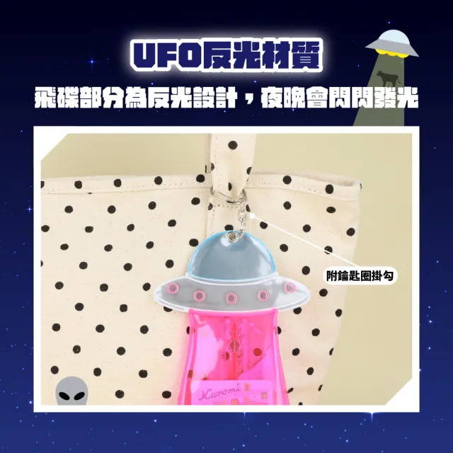 【sun-star】不明飛行趣味造型扁型收納鉛筆袋(4款可選/鉛筆袋/收納袋/卡包)