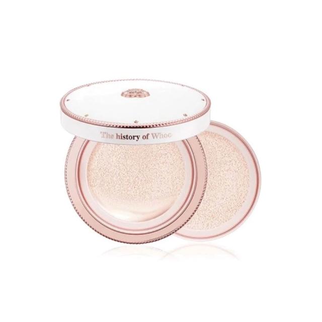 【WHOO 后】官方直營 拱辰享雪白提亮防曬水氣墊(SPF50+/PA+++ 13g*2)