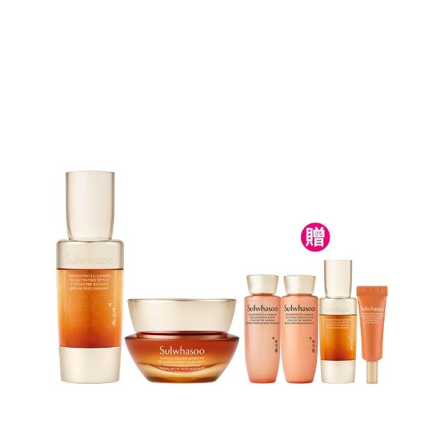 【雪花秀】官方直營 滋陰蔘緊緻回彈組(Sulwhasoo 滋陰蔘回彈霜30ml+滋陰蔘緊膚晶萃 30ml)