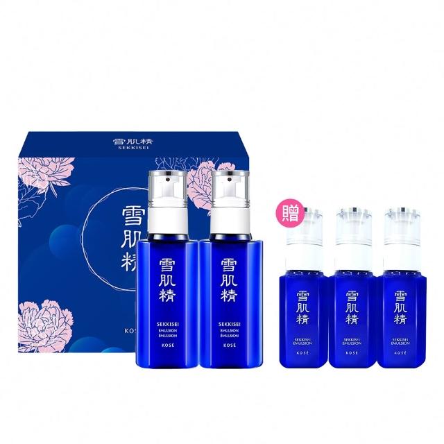 【KOSE 高絲】雪肌精乳液禮盒(雪肌精乳液140mlx2 贈明星贈品二選一)