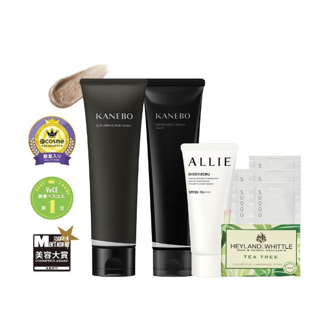 【Kanebo 佳麗寶】KANEBO 清爽柔淨洗顏皂霜/亮顏泥膜皂2入組(多款任選_大K)