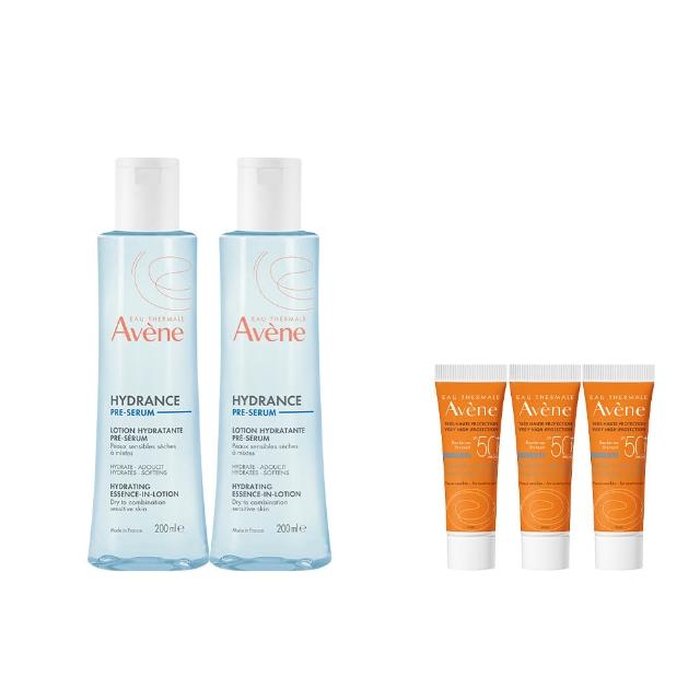 【Avene 雅漾】官方直營 玻尿酸保濕精華露200ml 2入組(潤澤型化妝水/乾肌推薦)