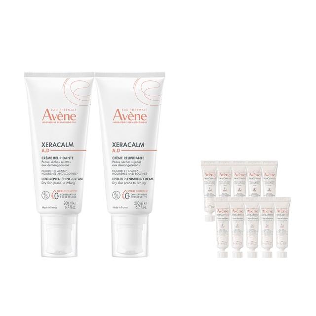 【Avene 雅漾官方直營】舒緩乾癢霜200ml  2入組(一般清爽型)