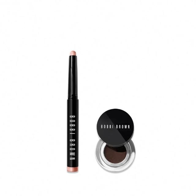 【Bobbi Brown 芭比波朗】持久抗暈染眼妝組(超持久炫彩眼影筆+流雲眼線膠)