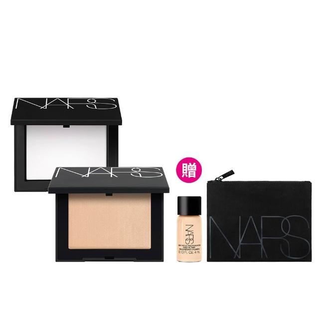 【NARS】裸光蜜粉餅 買1送1(雙11限定組/小白餅/定妝/蜜粉/周年慶)