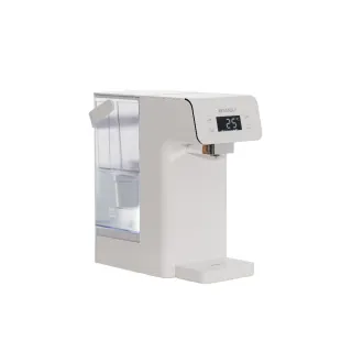 【SANSUI 山水】美型白小熱飲│3秒瞬熱智慧多功能飲水機 咖啡/茶/泡奶 SWD-IU516(贈濾心+支架)