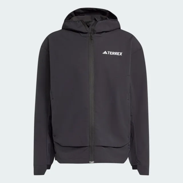 【adidas 愛迪達】TERREX MULTI SOFTSHELL 連帽外套 防風 男 IX1490