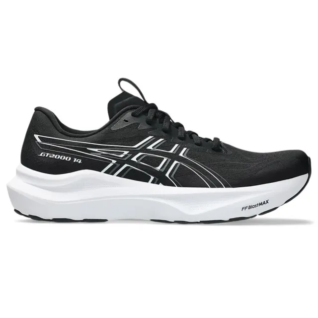 【asics 亞瑟士】慢跑鞋 男鞋 運動鞋 緩震 4E楦 GT-2000 14 黑 1011C057-001