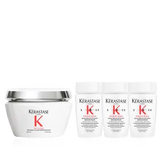 【KERASTASE 巴黎卡詩】白鑽升肽重建髮膜 200ml(護髮/修護/養髮/髮膜/強韌髮根)