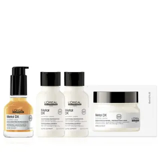 【L’OREAL 巴黎萊雅PRO】絲漾博吸金喚彩抗躁護髮油50ml(抗毛躁/柔順/濕髮用/護髮/防斷/抗躁小金安瓶)