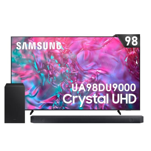 【SAMSUNG 三星】98型4K HDR 120Hz 智慧連網液晶顯示器 98DU9000(UA98DU9000XXZW)