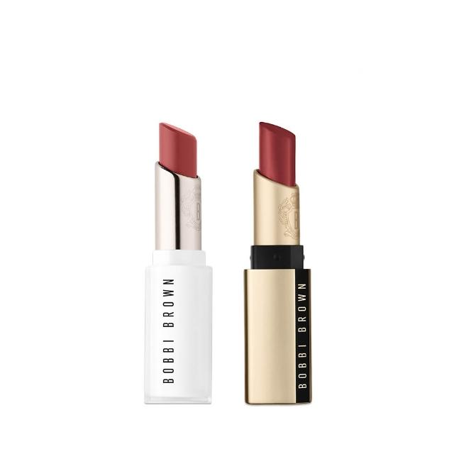 【Bobbi Brown 芭比波朗】水唇膏x柔霧金管雙星(晶鑽釉光水唇膏+柔霧慕斯唇膏)