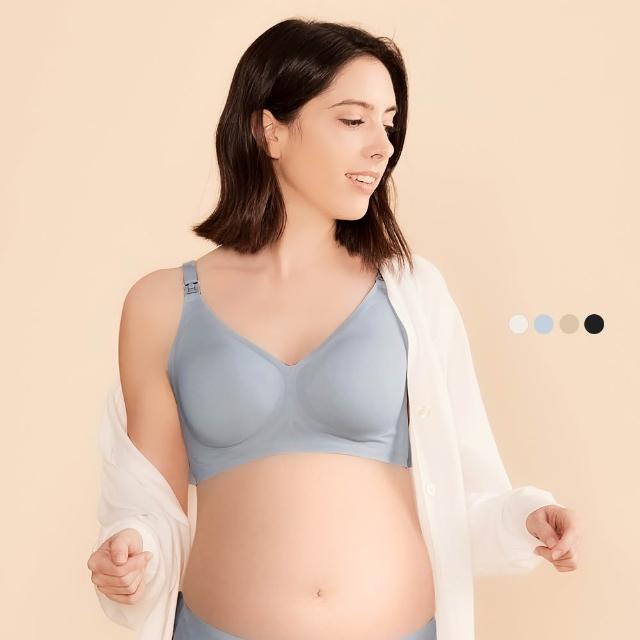 【Gennies 奇妮】3件組*哺乳內衣 冰絲涼感無痕無鋼圈內衣(共4色)