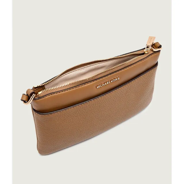 【Michael Kors】專櫃經典款 Jet Set系列 防刮皮革多功能雙層手拿長夾/手拿包/手機包/手機長夾/MK長夾
