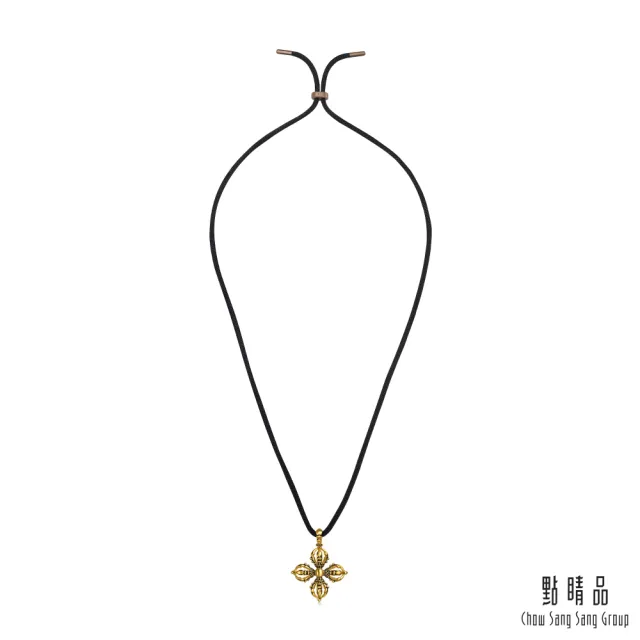 【點睛品】十字金剛杵 黃金項鍊_計價黃金