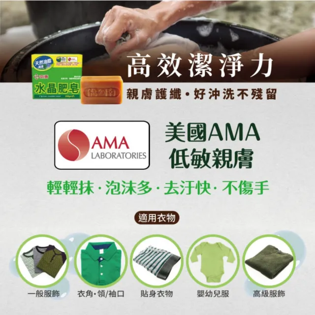 【南僑水晶】水晶肥皂200gX3塊X4封(低敏不刺激/高效洗淨/去汙力強/友善環境)