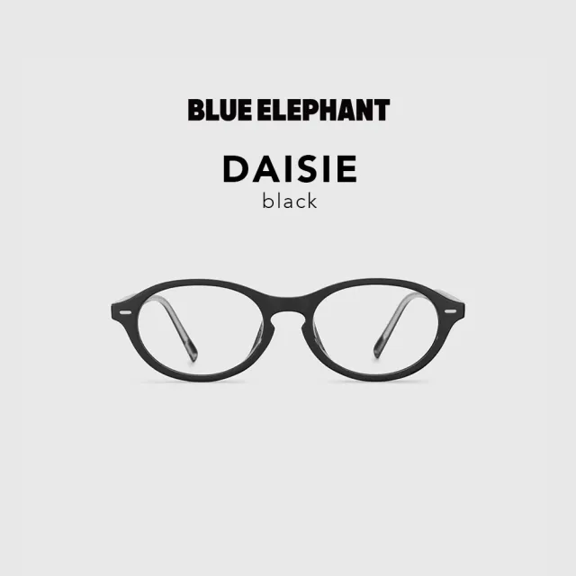 【BLUE ELEPHANT】DAISIE black MAIN一般款式 抗藍光眼鏡 鏡框 附盒 官方旗艦店