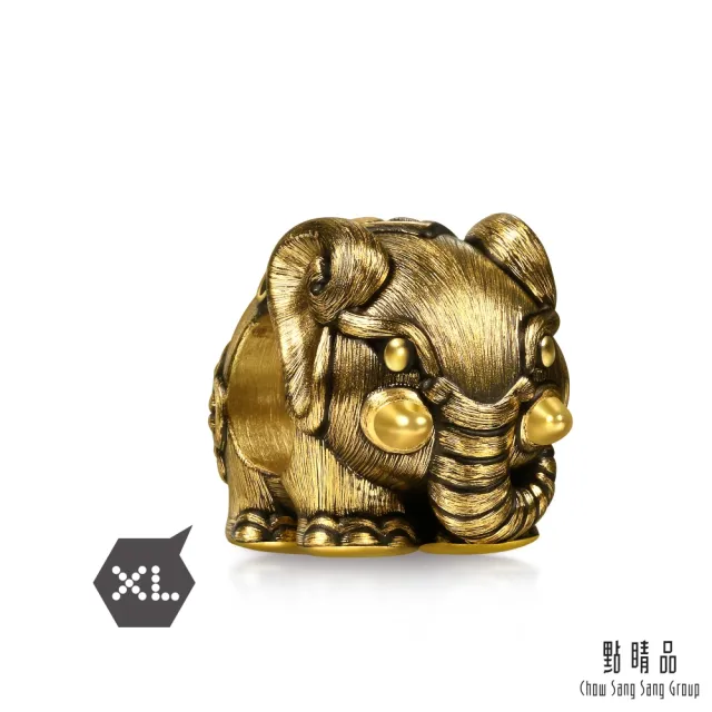 【點睛品】Charme XL 好運吉象 黃金串珠