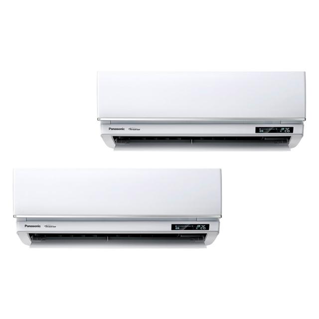 【Panasonic 國際牌】2-4坪+2-4坪一對二變頻冷暖分離式冷氣(CU-2J45FHA2/CS-UX22FA2+CS-UX22FA2)