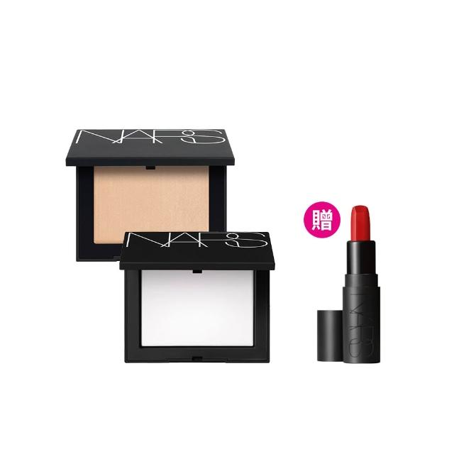 【NARS】裸光蜜粉餅+炫色腮紅雙入組(裸光蜜粉餅/小白餅+炫色腮紅/腮紅)