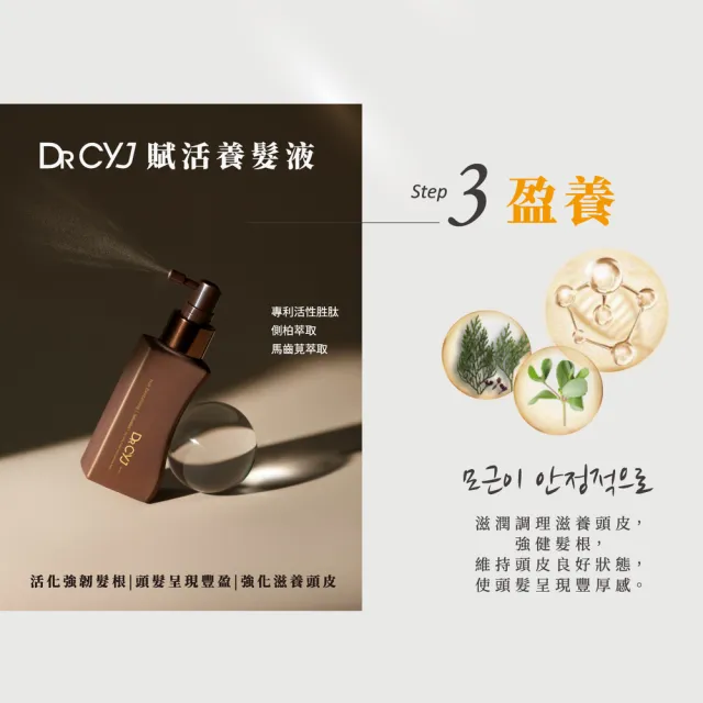 【DRCYJ官方直營】賦活養髮液60mlx1入組(頭皮水 頭皮精華 頭皮護理)
