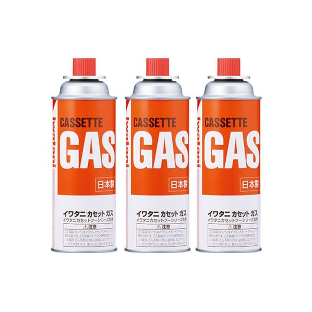 【Iwatani 岩谷】卡式爐用瓦斯罐 250g 3瓶入 /組 橘色 CB-250-OR