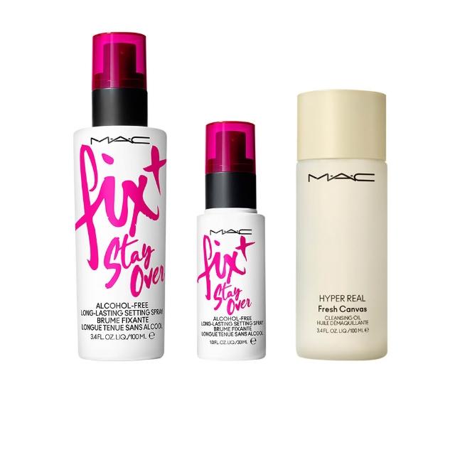 【M.A.C】FIX+超持妝零暗沉水噴霧家族組(FIX+超持妝零暗沉定妝噴霧100ml+30ml)