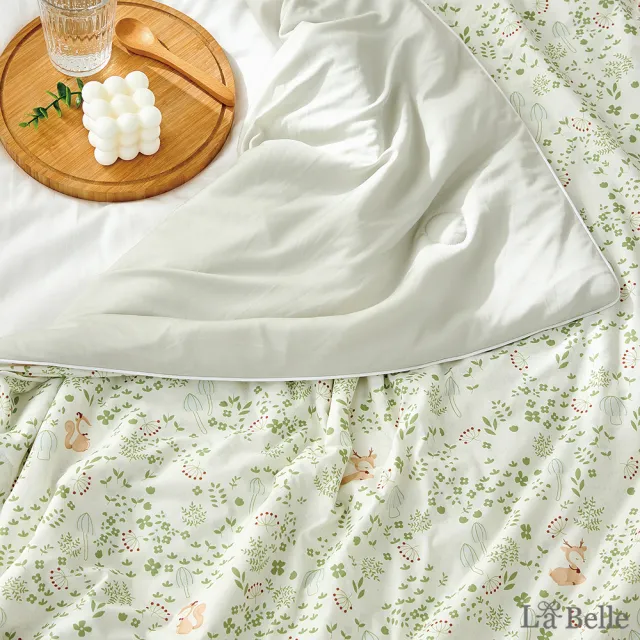 【Great Living 格蕾寢飾】買1送1 義大利La Belle ICECOOL眠綿冰蠶絲蛋白涼感涼被(150X195CM) 涼被任選