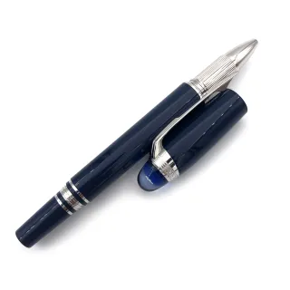【MONTBLANC 萬寶龍】星際行者藍色星球系列珍貴樹脂細字筆125291(MB132440)