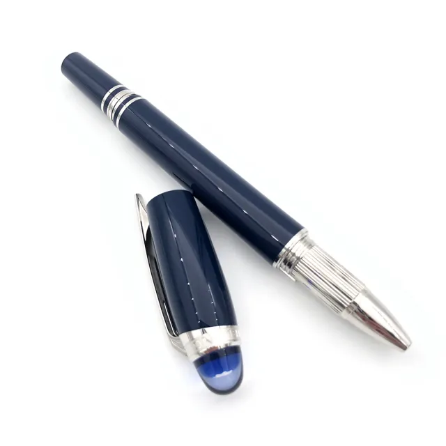 【MONTBLANC 萬寶龍】星際行者藍色星球系列珍貴樹脂細字筆125291(MB132440)