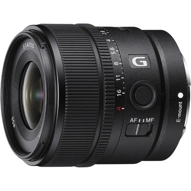 【SONY 索尼】E 15 mm F1.4 G SEL15F14G (公司貨) 廣角定焦鏡頭 人像鏡 APS-C 無反微單眼鏡頭
